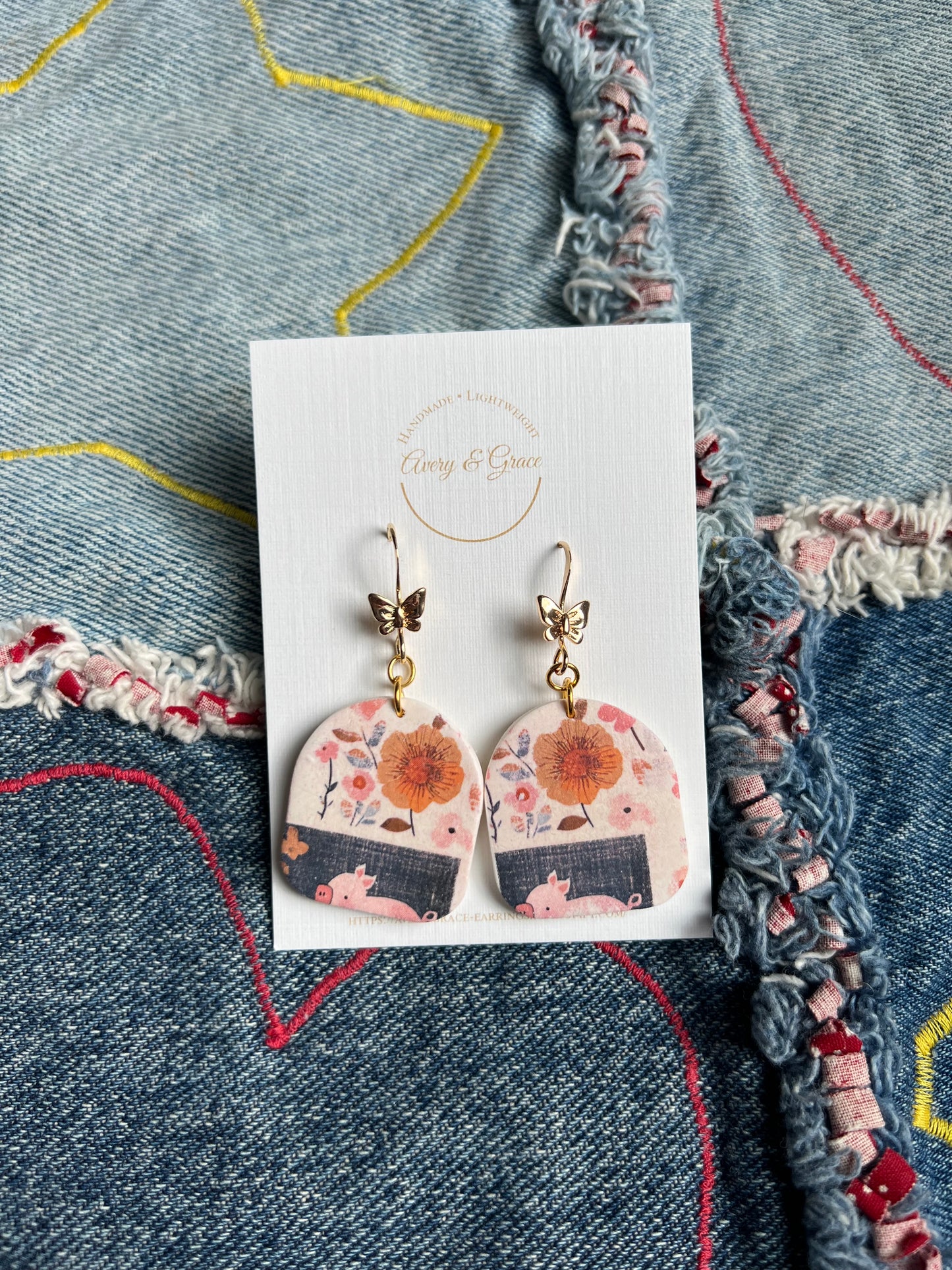 Floral & Pig | Dangles