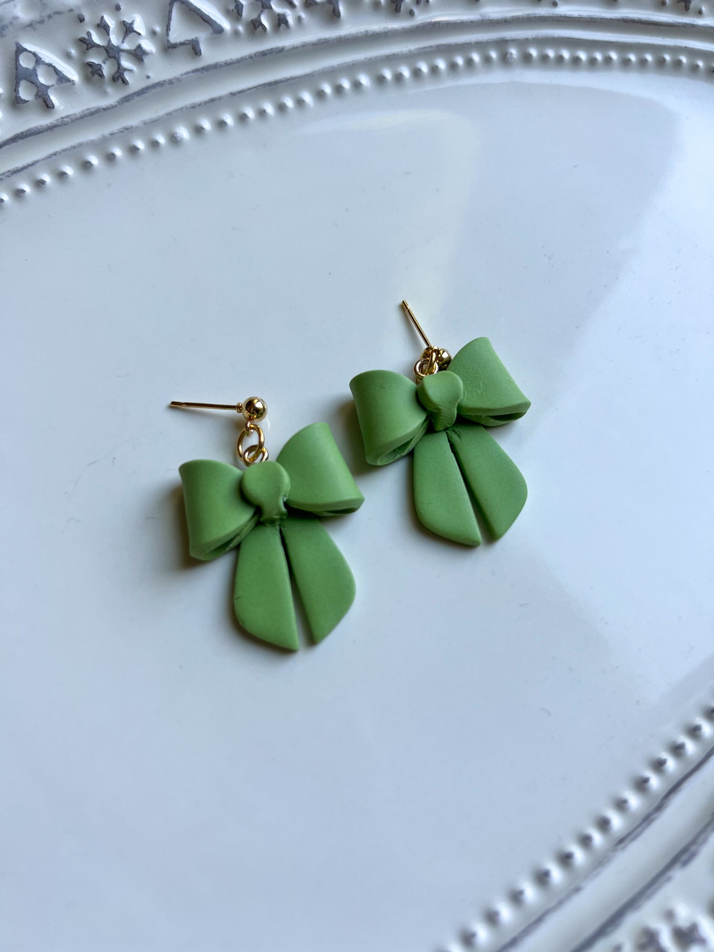 Green Bow | Dangles