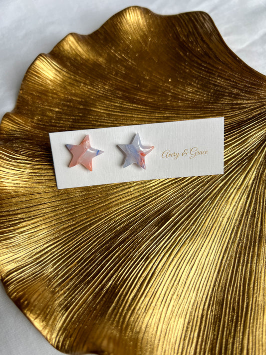 Red, White & Blue Star | Studs