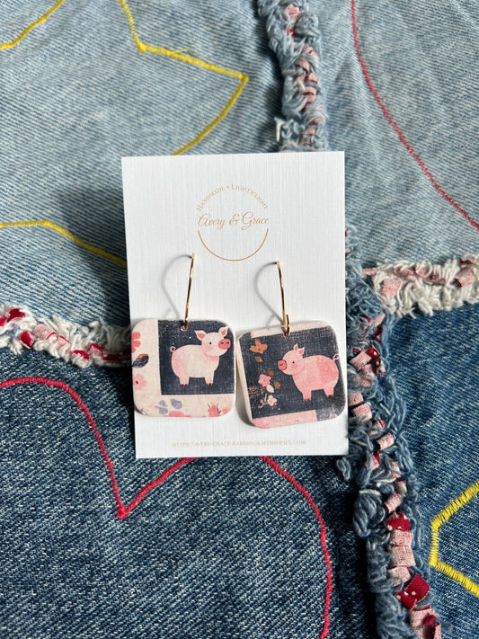 Square Pig | Dangles