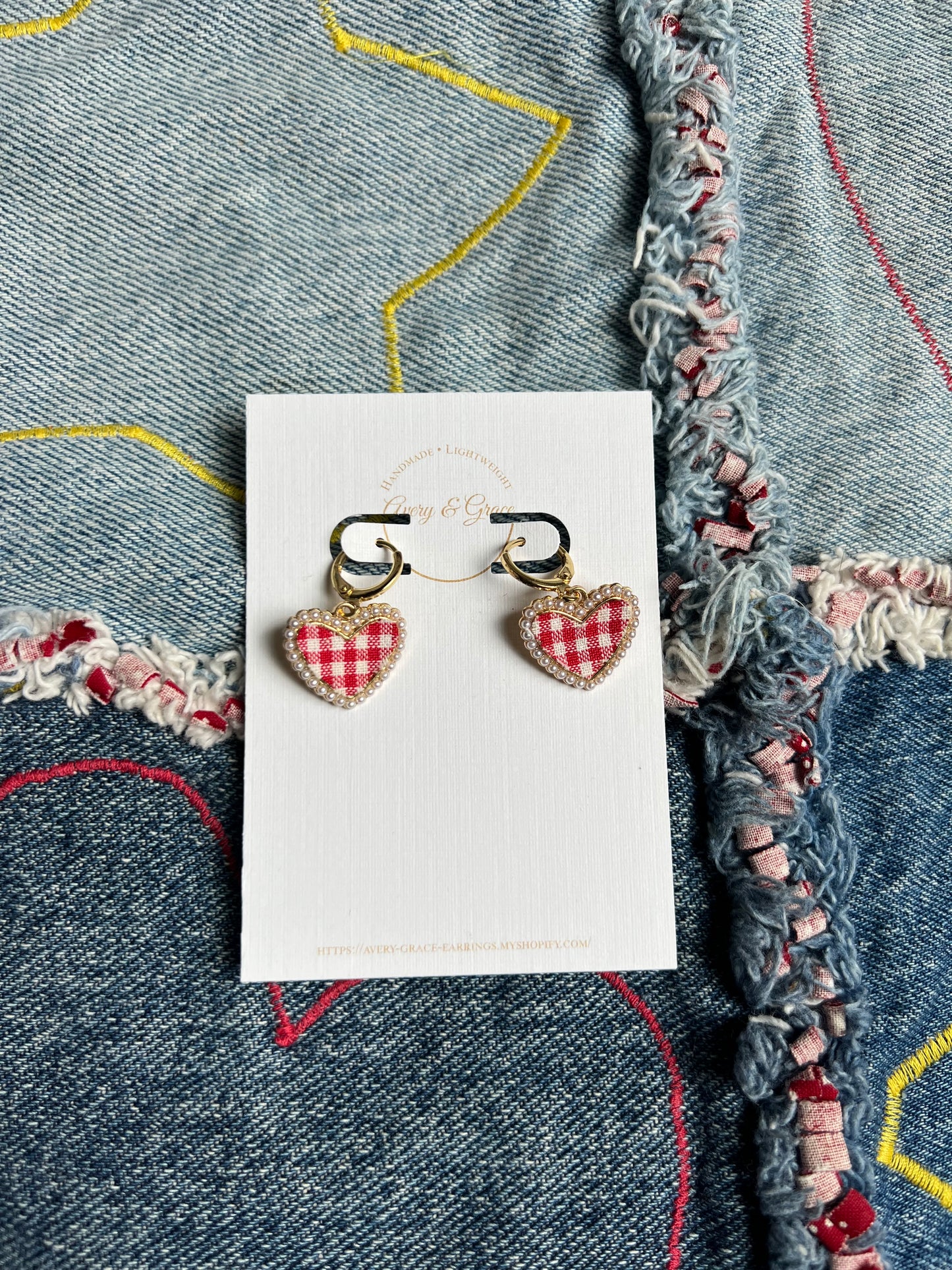 Red Plaid Heart | Huggies