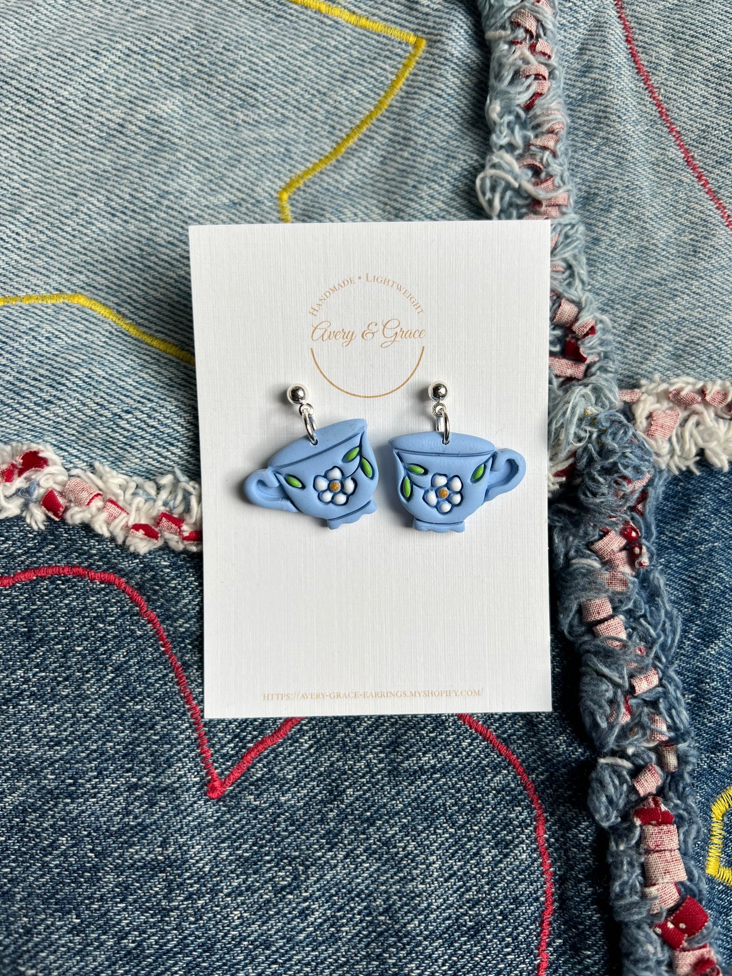 Blue Tea Cup | Dangles